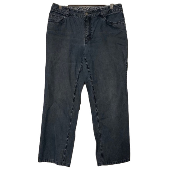 Liz Claiborne baggy straight-leg jeans - Picture 1 of 12